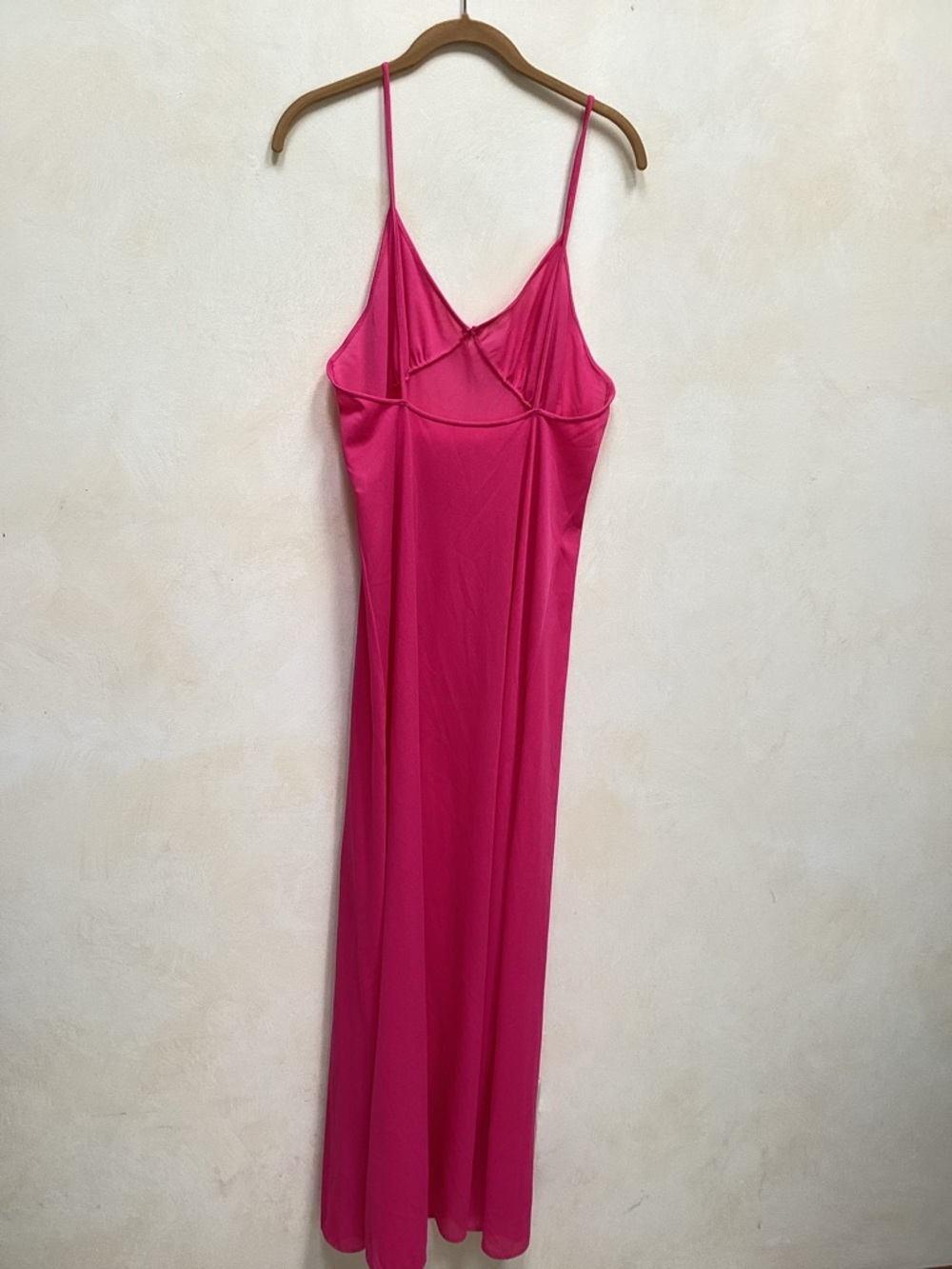Vintage 100% Nylon Pink Nightgown Negligee - Picture 3 of 12